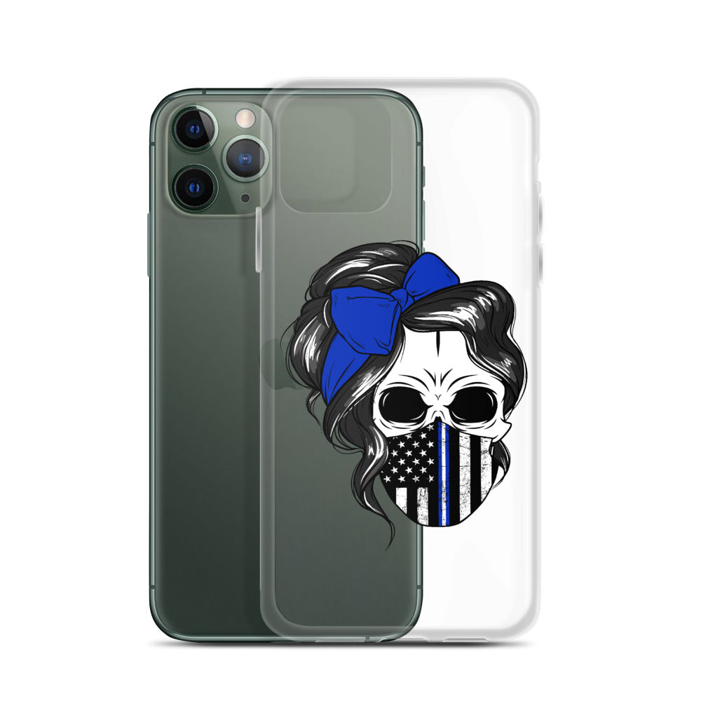Thin Blue Line iPhone Case