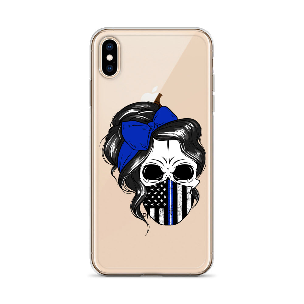 Thin Blue Line iPhone Case