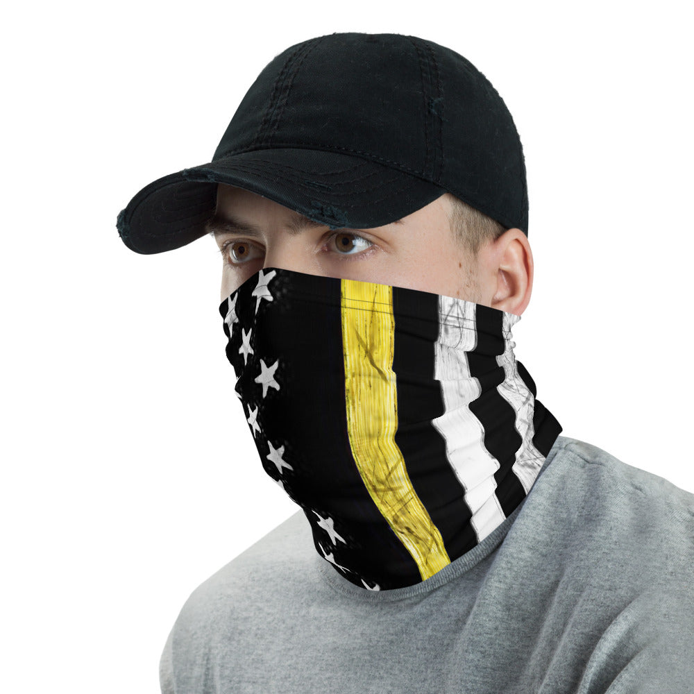 Thin Yellow Line Neck Gaiter - Premium Quality - view 2