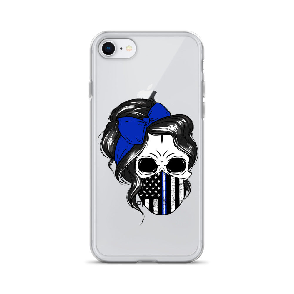 Thin Blue Line iPhone Case