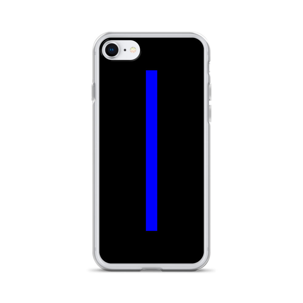 Thin Blue Line iPhone Case