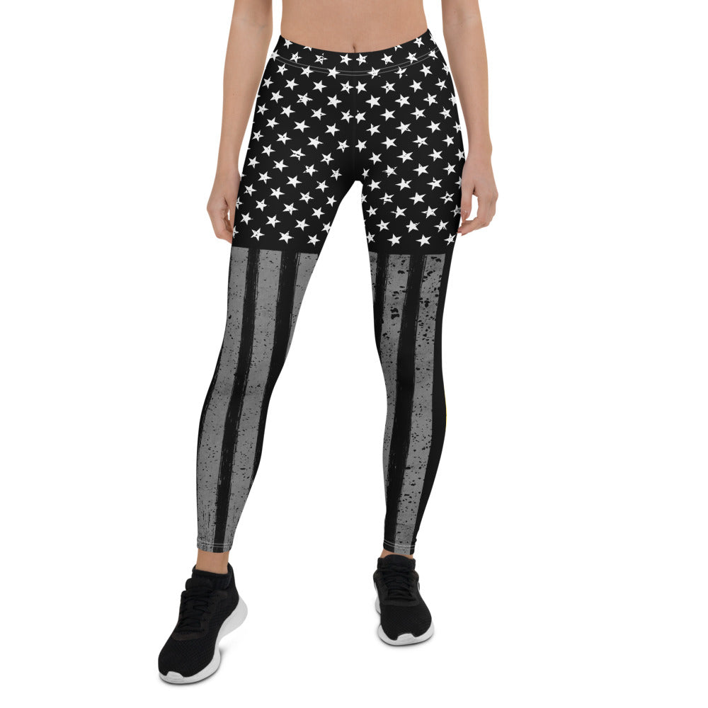 Thin Yellow Line Leggings