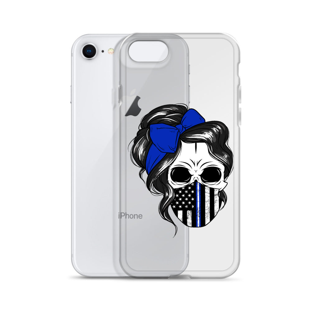 Thin Blue Line iPhone Case
