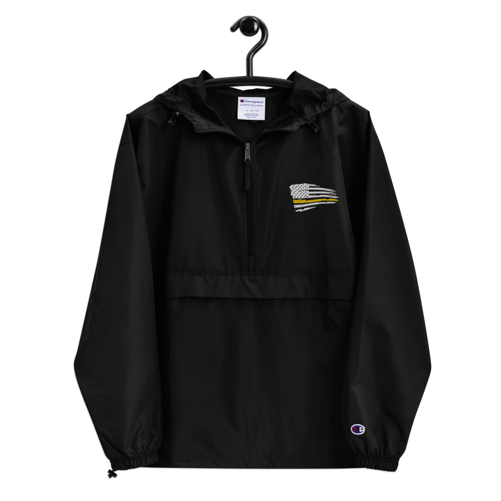 Thin Yellow Line Embroidered Jacket - view 2