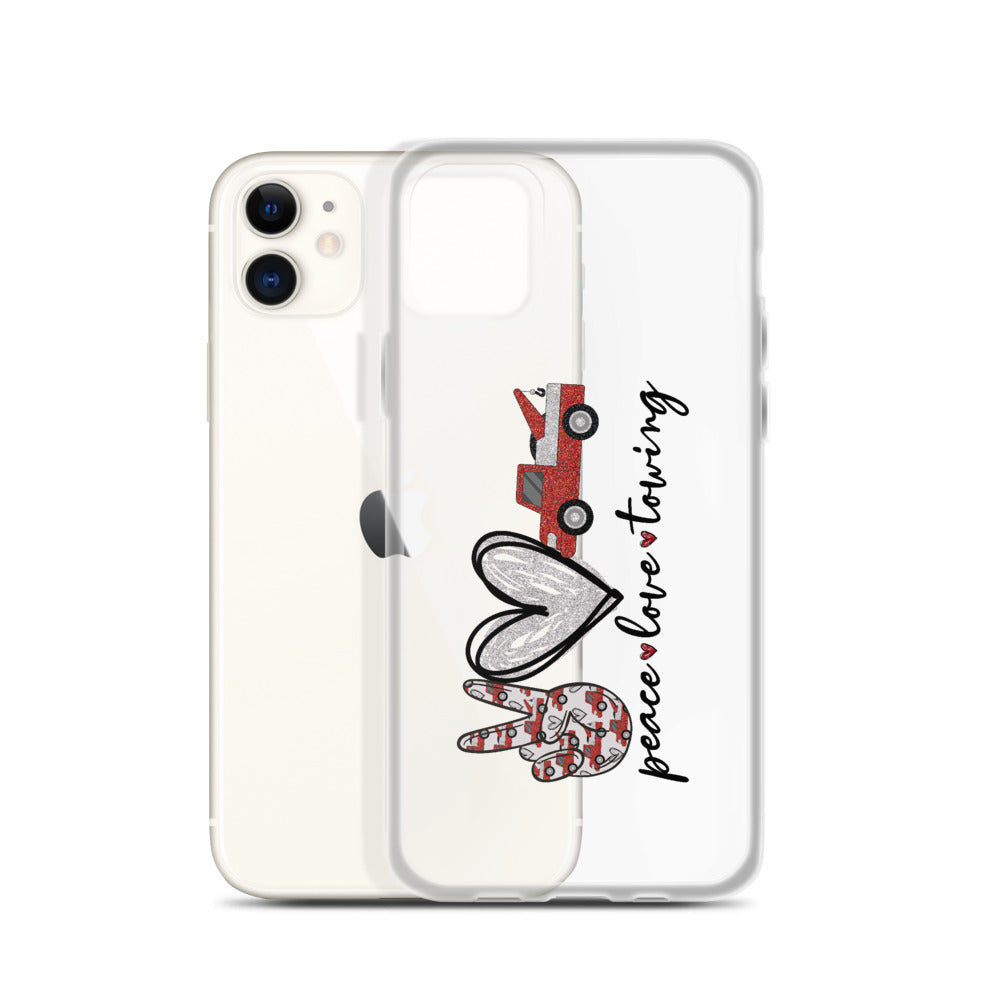 Peace Love Towing iPhone Case