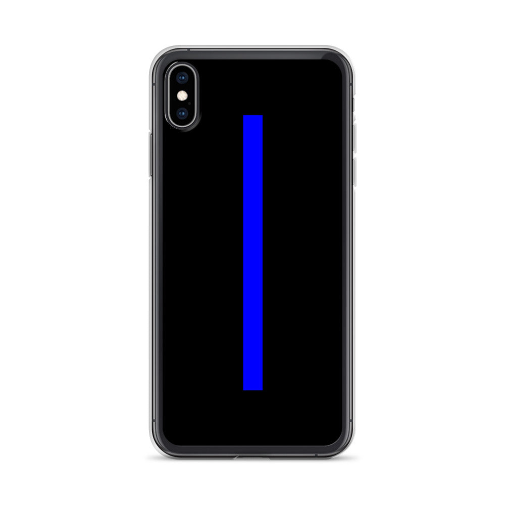 Thin Blue Line iPhone Case