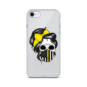 Thin Yellow Line iPhone Case