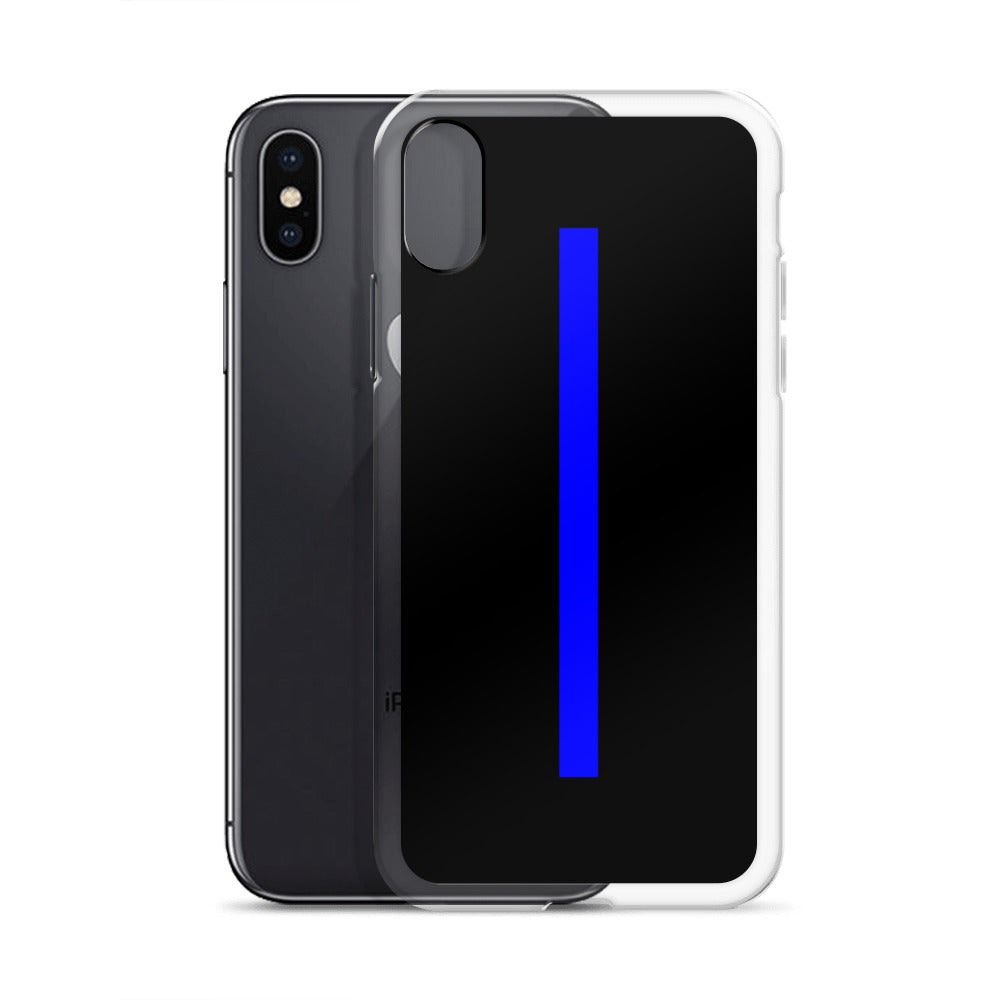 Thin Blue Line iPhone Case
