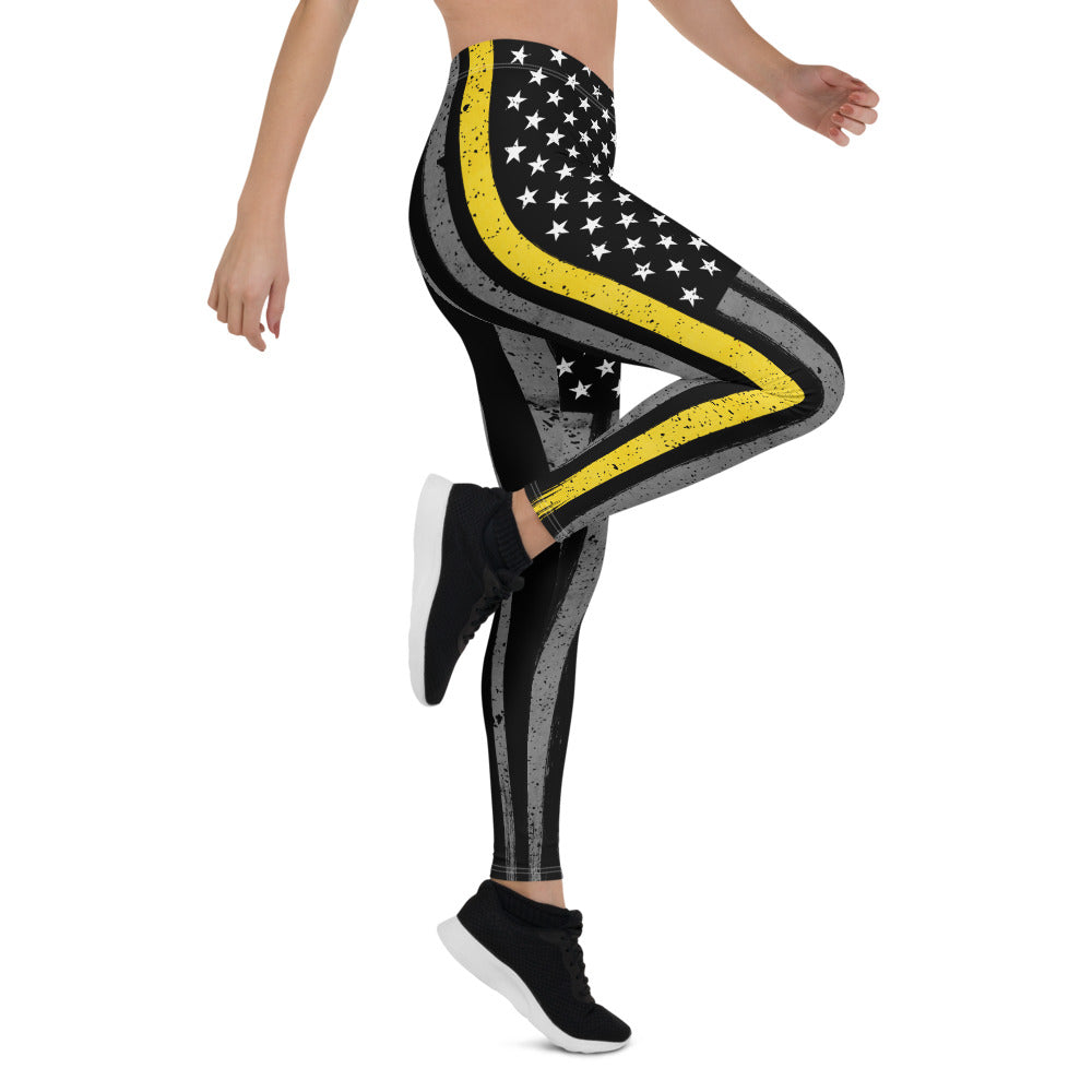 Thin Yellow Line Leggings - view 8