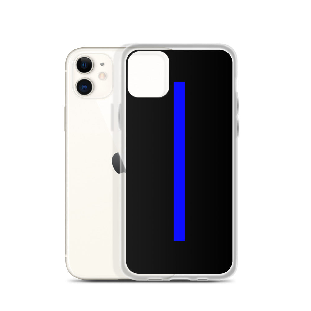Thin Blue Line iPhone Case