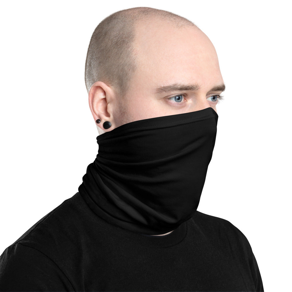 Basic Black Neck Gaiter - Premium Quality - view 2