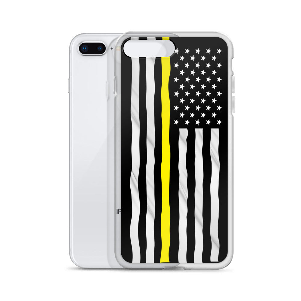 Thin Yellow Line iPhone Case - view 3