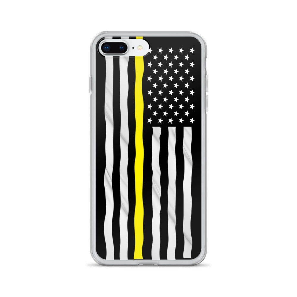 Yellow Line iPhone Case