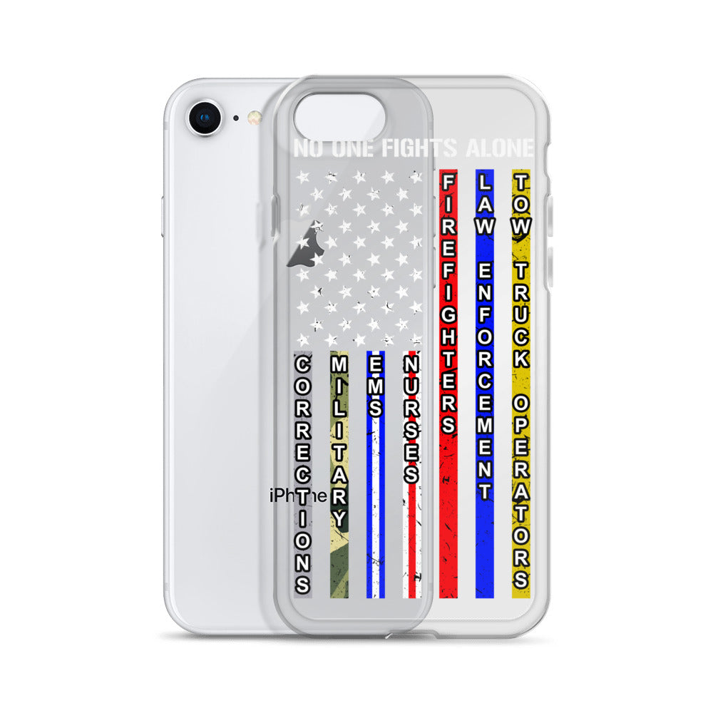 No One Fights Alone iPhone Case - view 4