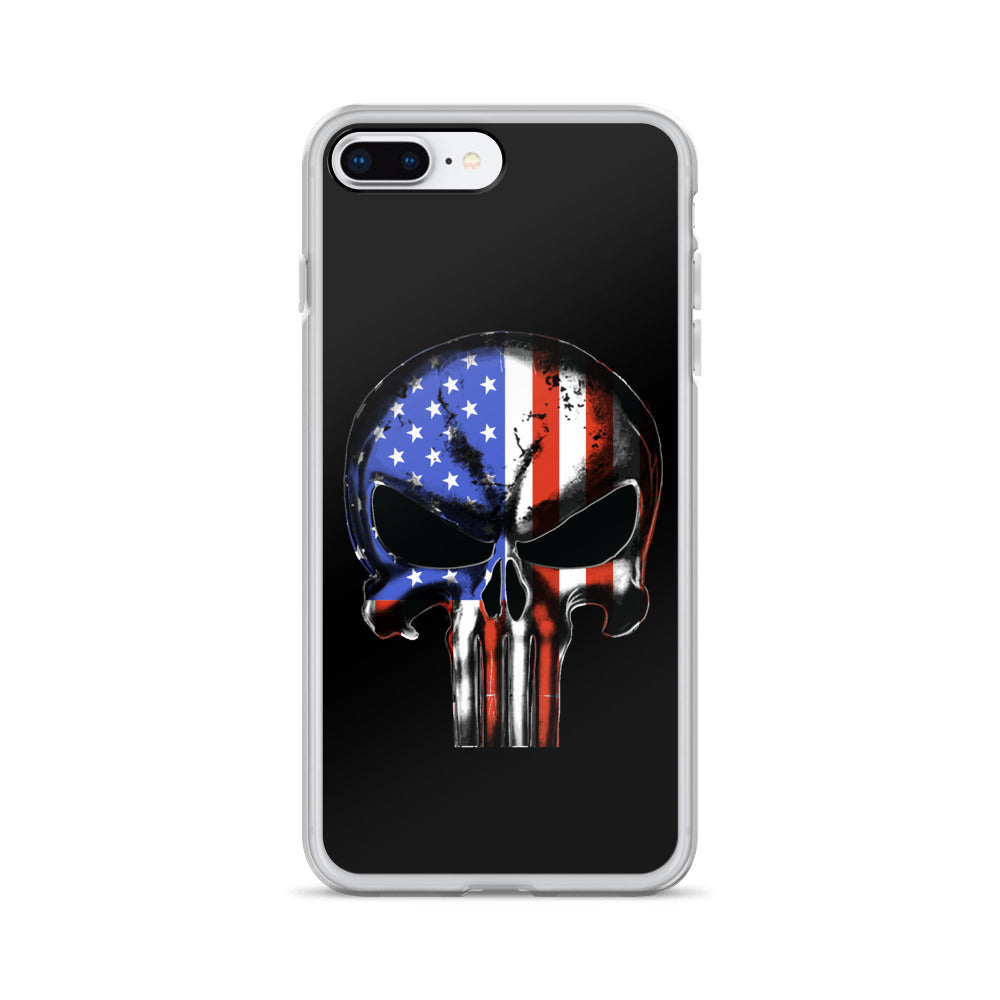 United States of America Flag Punisher iPhone Case - view 7