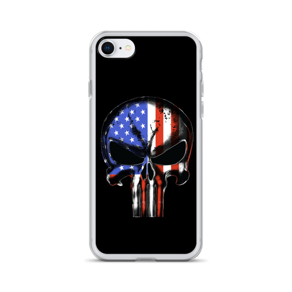 United States of America Flag Punisher iPhone Case - view 9