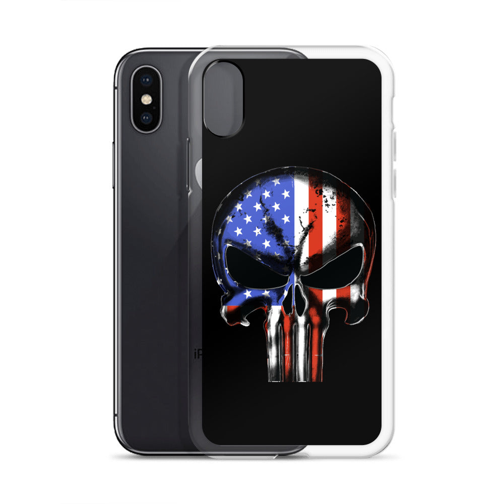 United States of America Flag Punisher iPhone Case - view 14