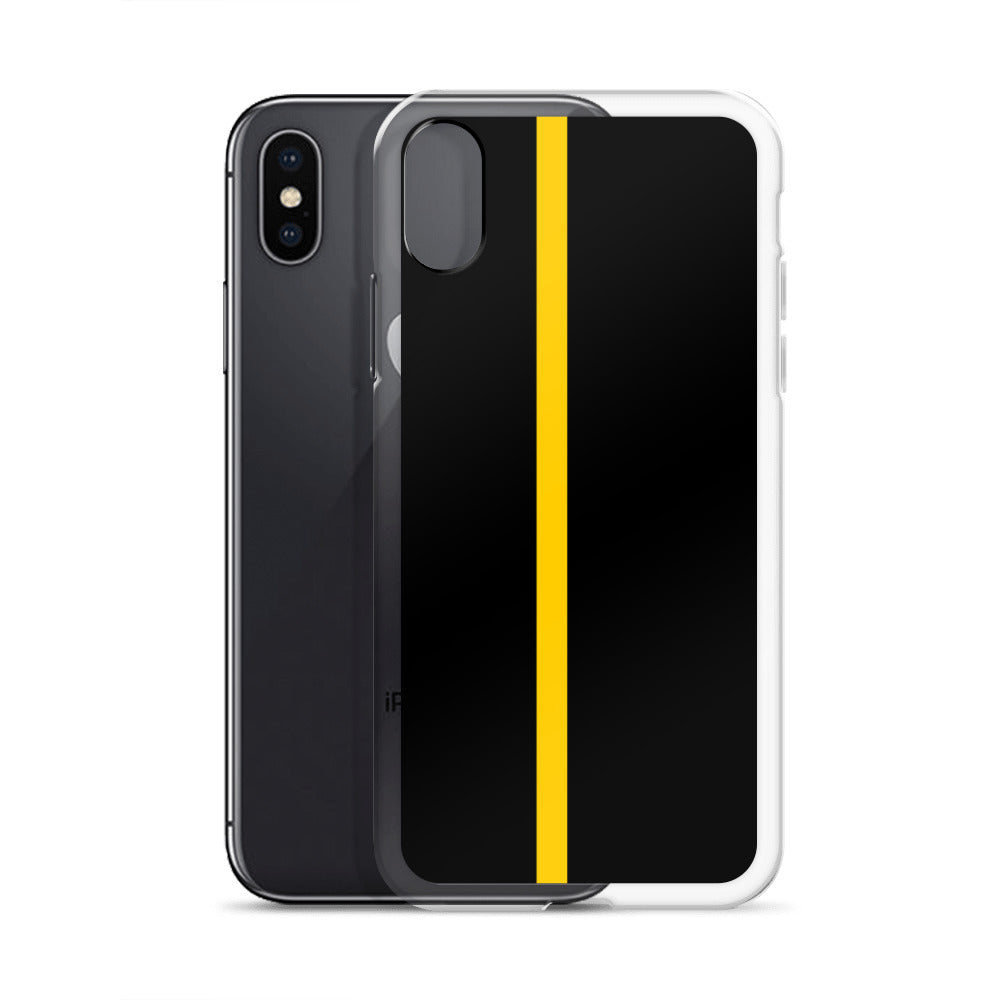 Thin Yellow Line iPhone Case - view 14