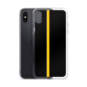 Thin Yellow Line iPhone Case