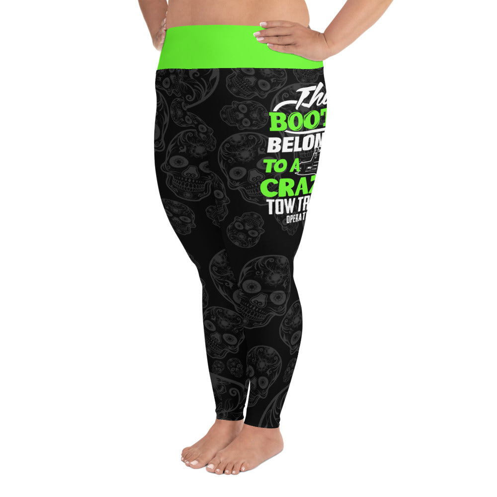 This Belongs TowTruck (Operator) Plus Size Leggings - view 4