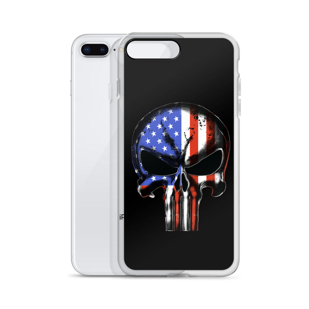 United States of America Flag Punisher iPhone Case - view 8