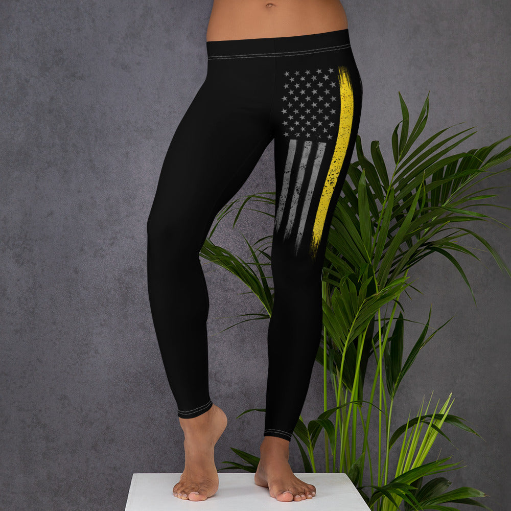 Thin Yellow Line Leggings - view 3
