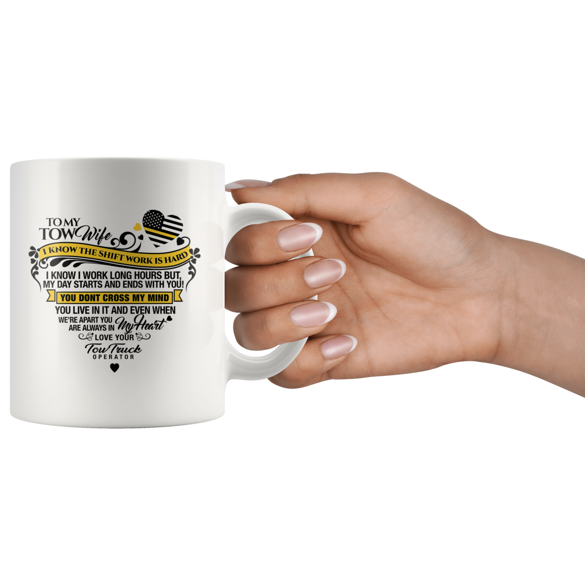 Proud Tow Wife Mug - view 3