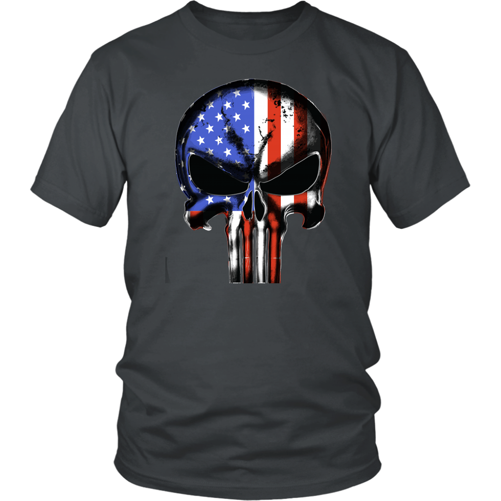 USA Flag Punisher T-shirt © - view 4