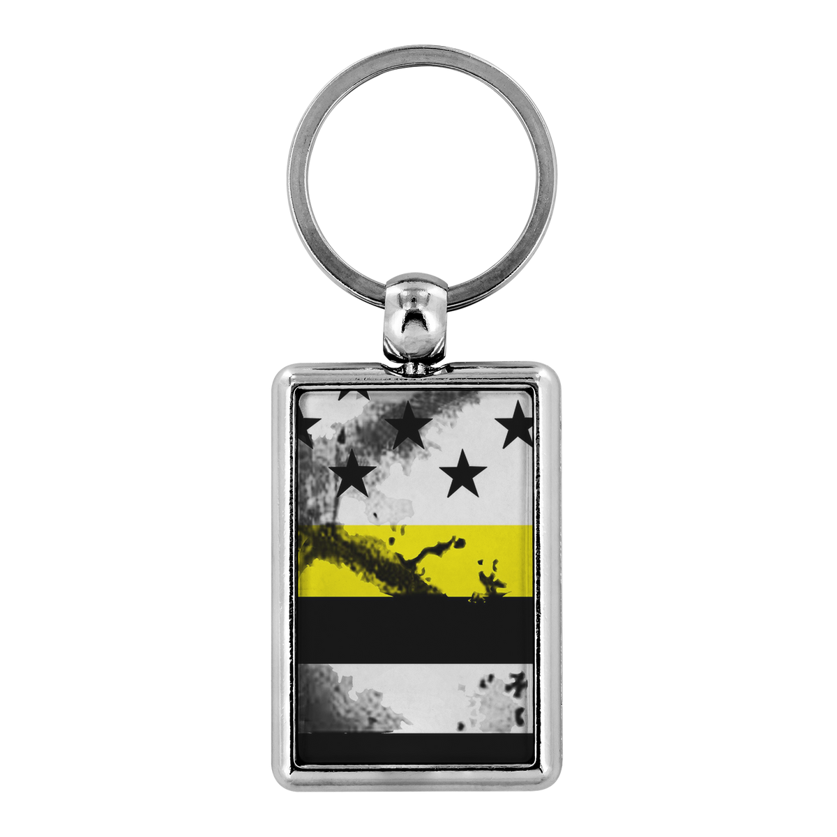 Thin Yellow Line Keychain - view 2