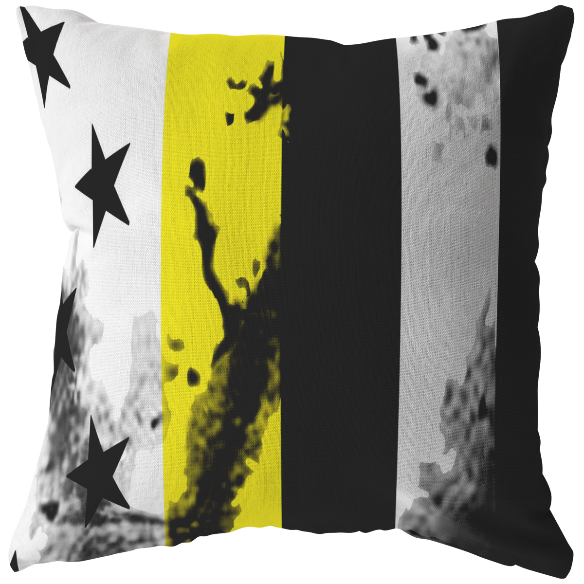 Thin Yellow Line Pillows