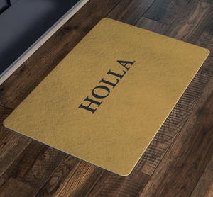 Holla Doormat (Hand Stenciled)