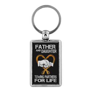 Towing Family Keychain
