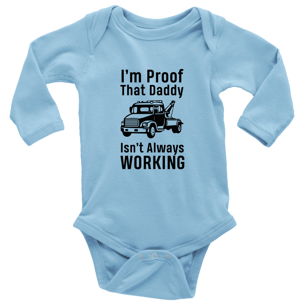 I'm Proof That Daddy Isn't Always Working Onesie - view 9