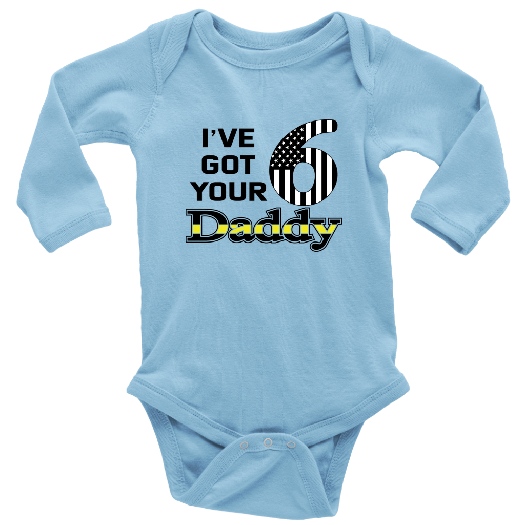 I've Got Your 6 Daddy Baby Onesie - view 15