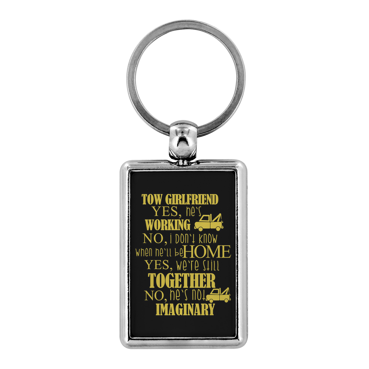 Proud Tow Girlfriend Keychain - view 2