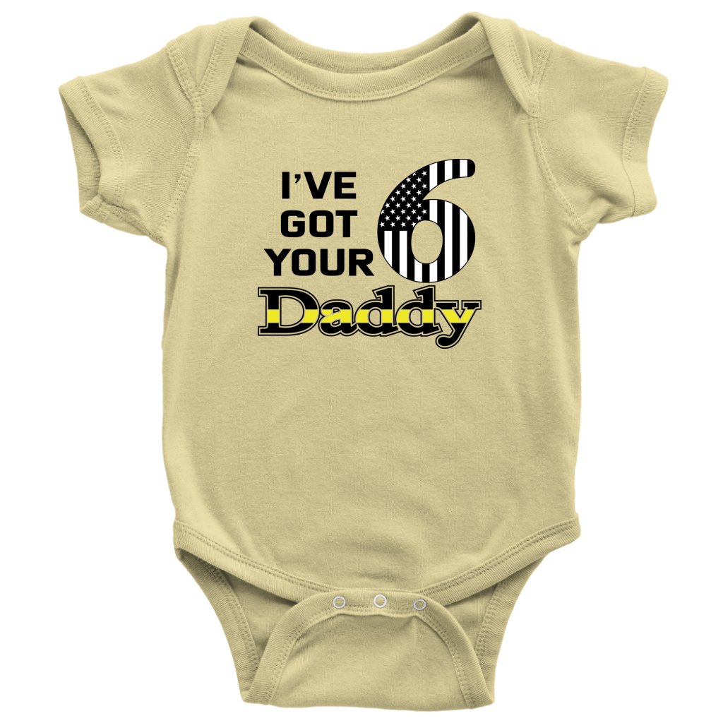 I've Got Your 6 Daddy Baby Onesie - view 3