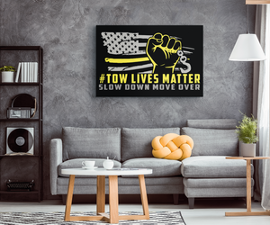 #Towlivesmatter Canvas - Premium Quality