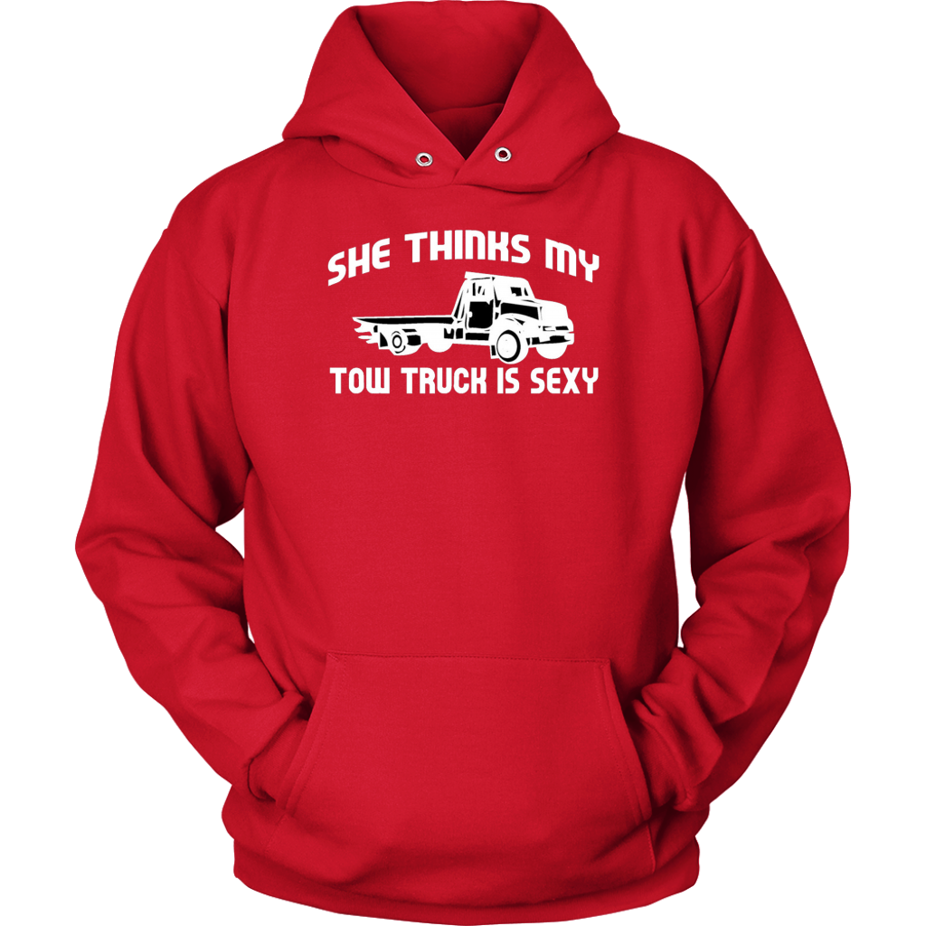 She Thinks My Tow Truck Is Shirt - view 15