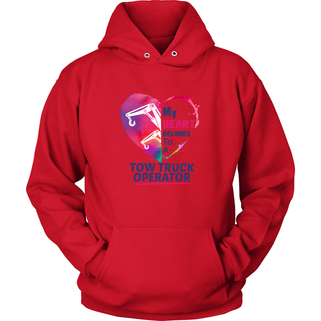 My Heart belongs to a Tow Truck Operator Hoodie - view 6