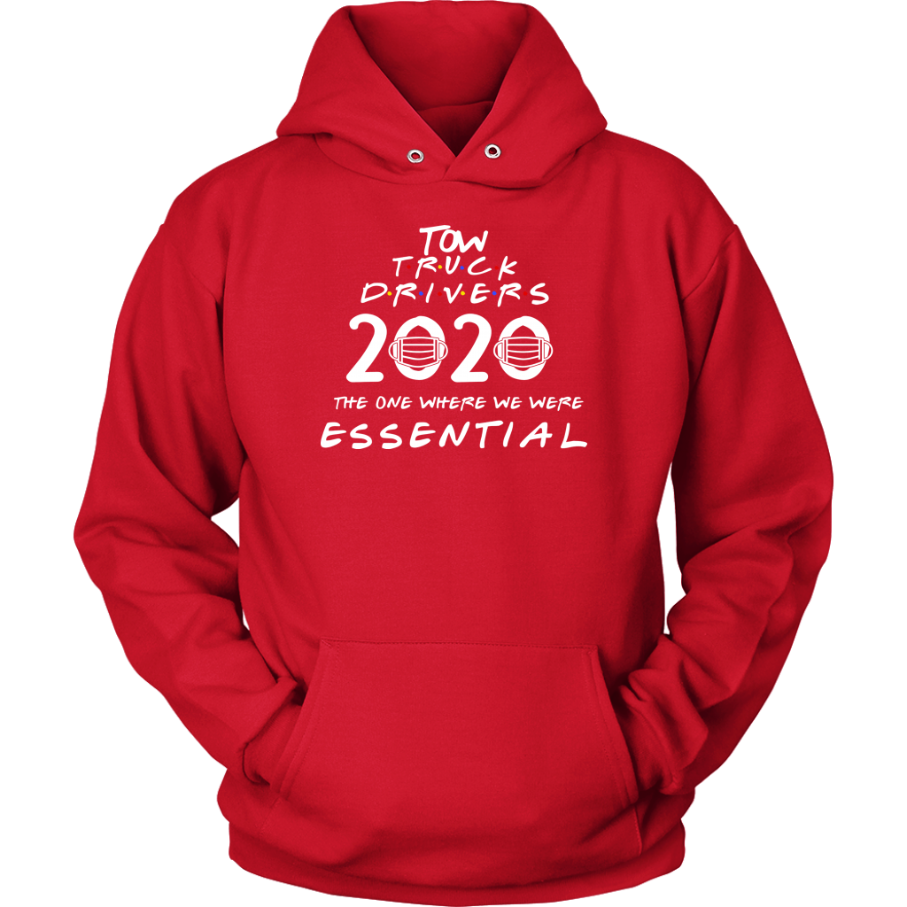 Tow Truck Drivers Are Essential Hoodie - view 14