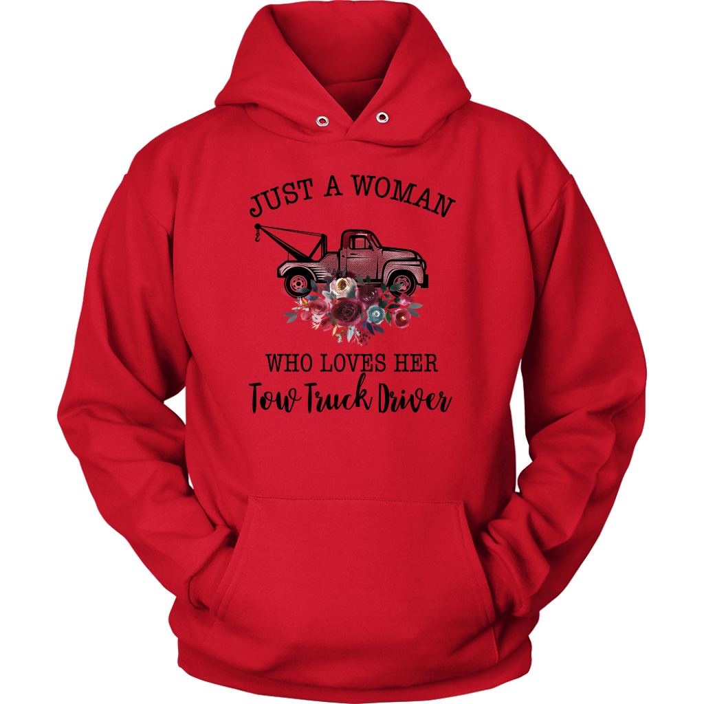 Just A Woman Who Loves Her Tow Truck Driver Shirt - view 11