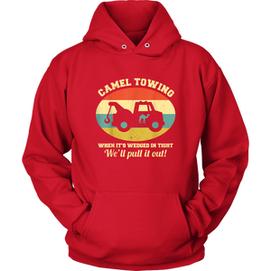 Camel Towing Retro Humor Saying Hoodie