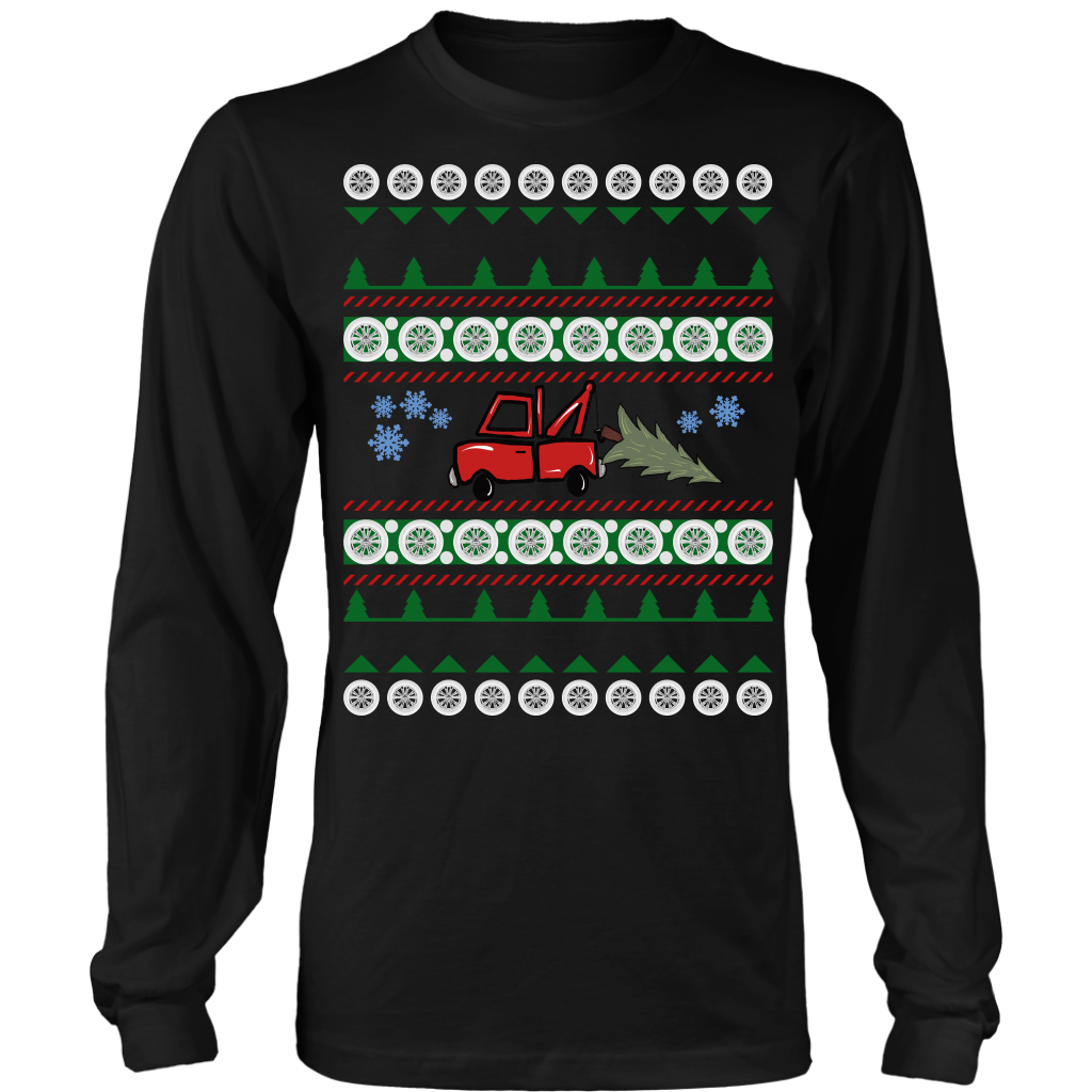 PROUD TOW TRUCK OPERATOR UGLY CHRISTMAS SWEATER - view 10
