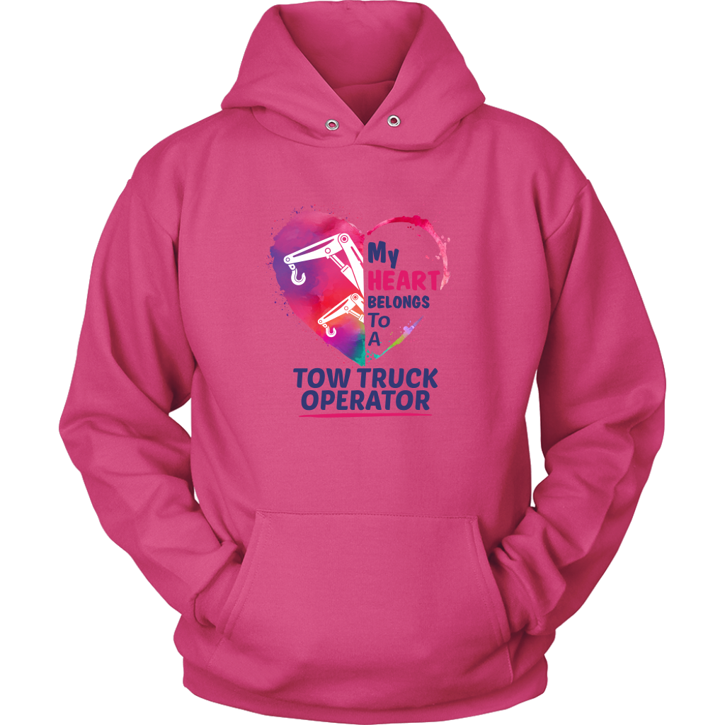My Heart belongs to a Tow Truck Operator Hoodie - view 5