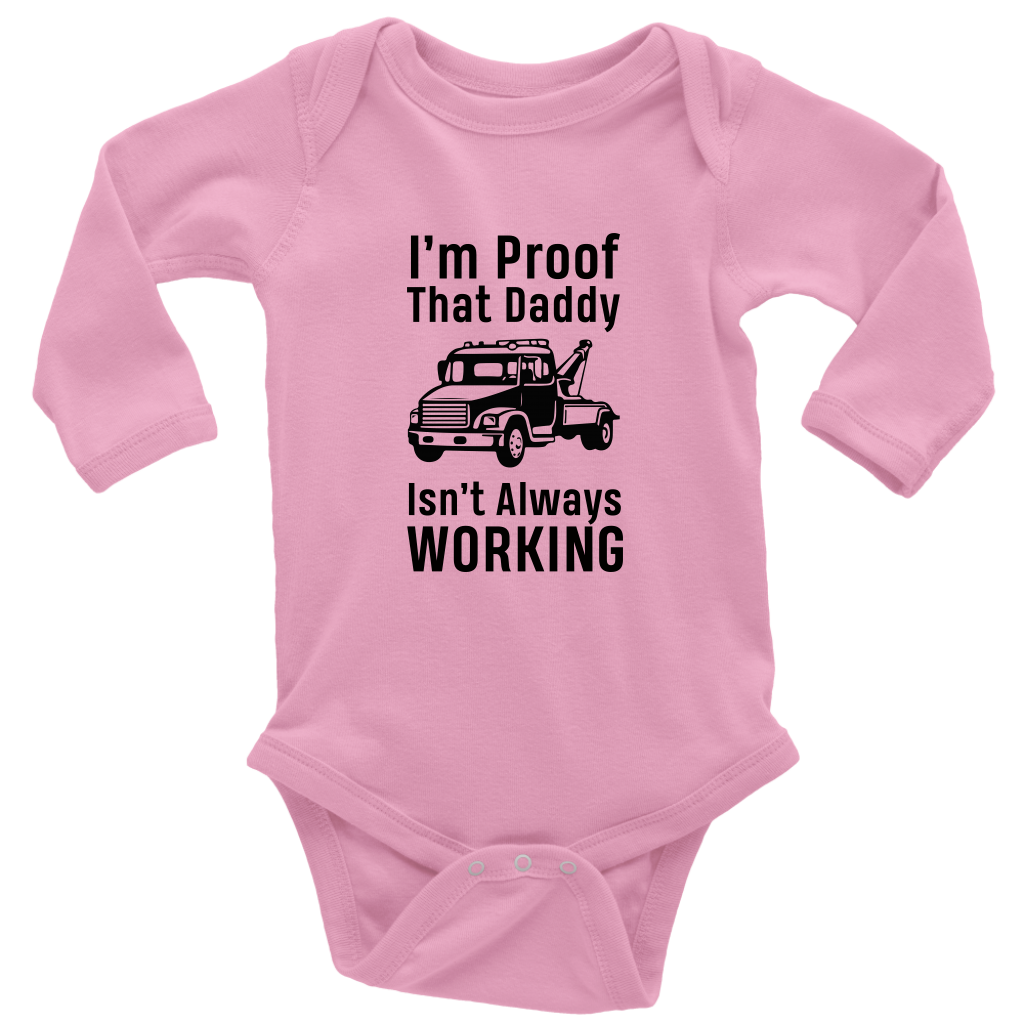 I'm Proof That Daddy Isn't Always Working Onesie - view 10