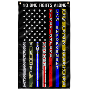 No One Fights Alone Flag