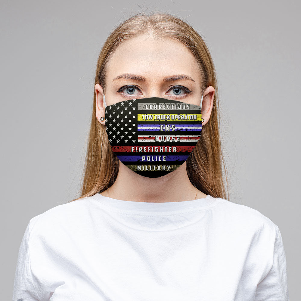 No One Fights Alone Face Mask (Unisex) - view 2