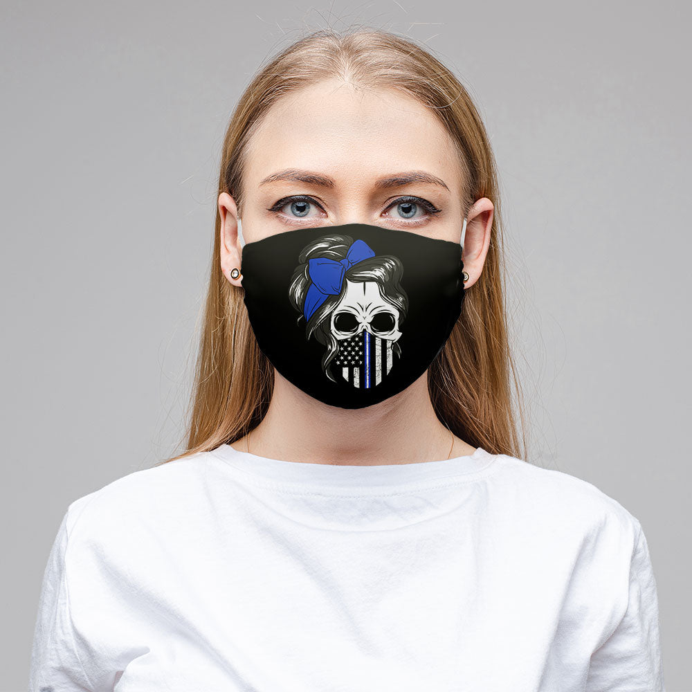 Thin Yellow Line Face Mask