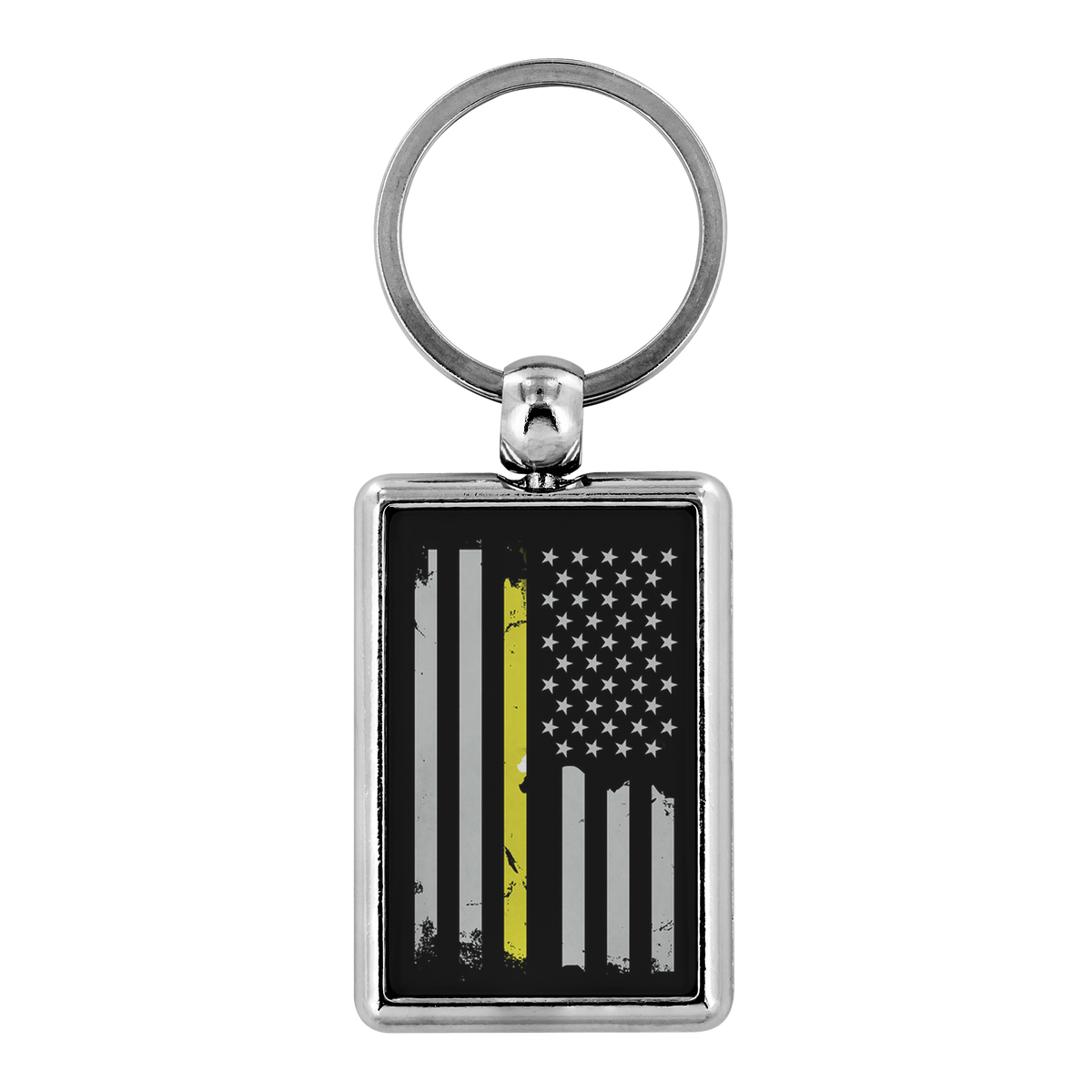 Thin Yellow Line Keychain - view 2