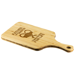 Father and Daughter Wood Cutting Board